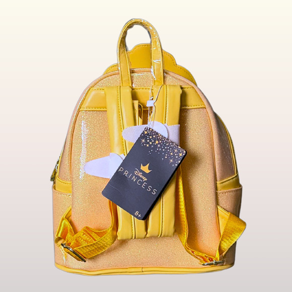 NWT Loungefly Disney BEAUTY AND THE BEAST Belle Cosplay Mini Backpack RARE